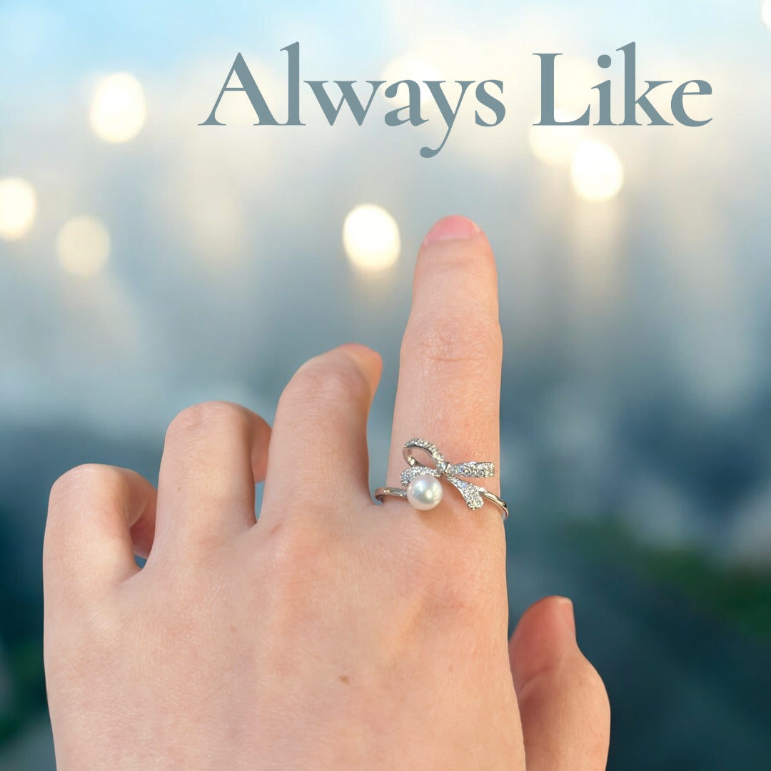 Princess pearl ring